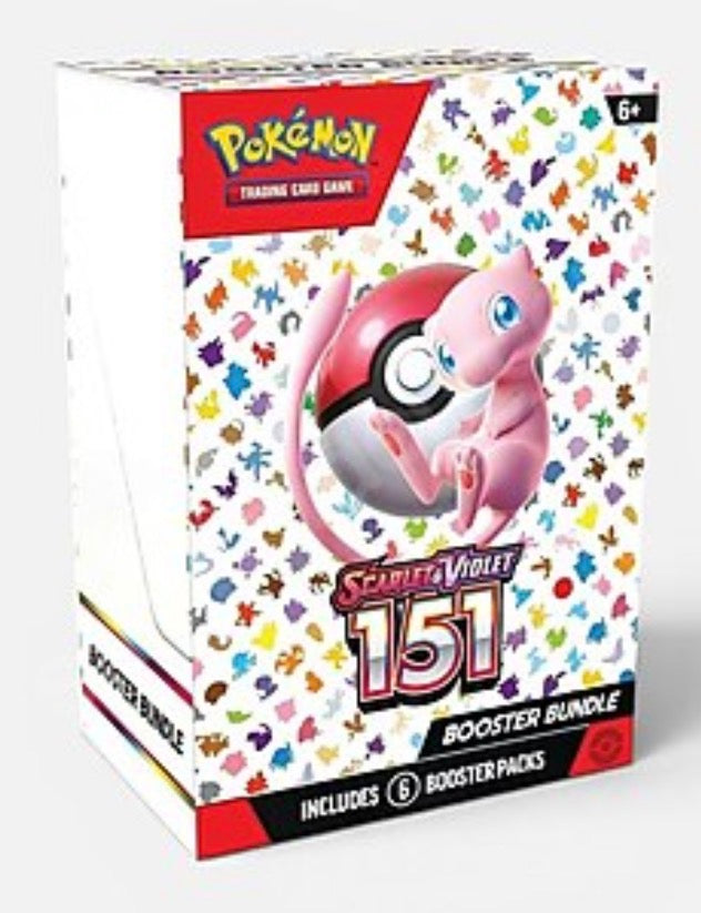 Pokémon TCG: Scarlet & Violet – 151 Booster Bundle (İngilizce, 6 Paket)