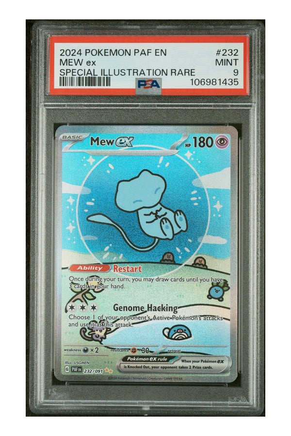 Pokémon TCG: Mew ex #232/091 - Paldean Fates (PSA 9) (İngilizce)