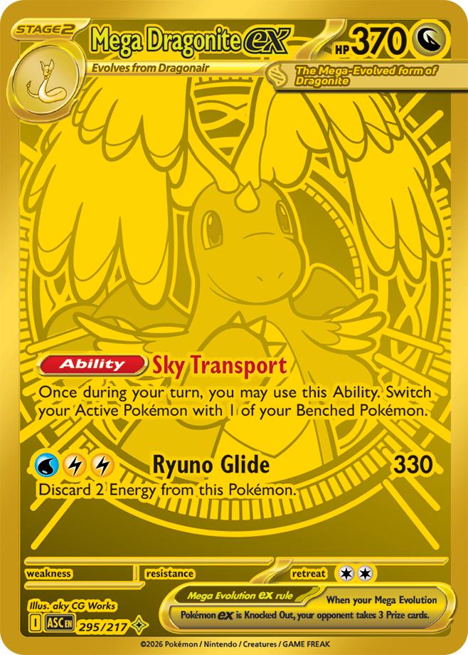 Pokémon TCG: Mega Dragonite ex #295 – Tekli Kart (İngilizce)