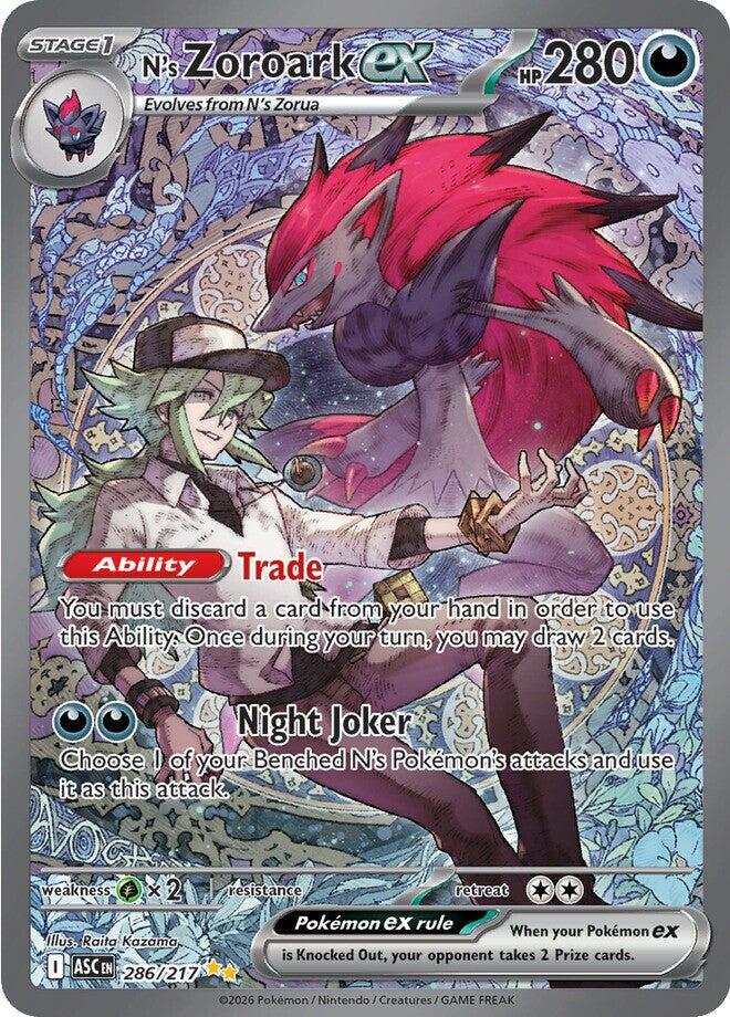 Pokémon TCG: N's Zoroark ex #286 – Tekli Kart (İngilizce)