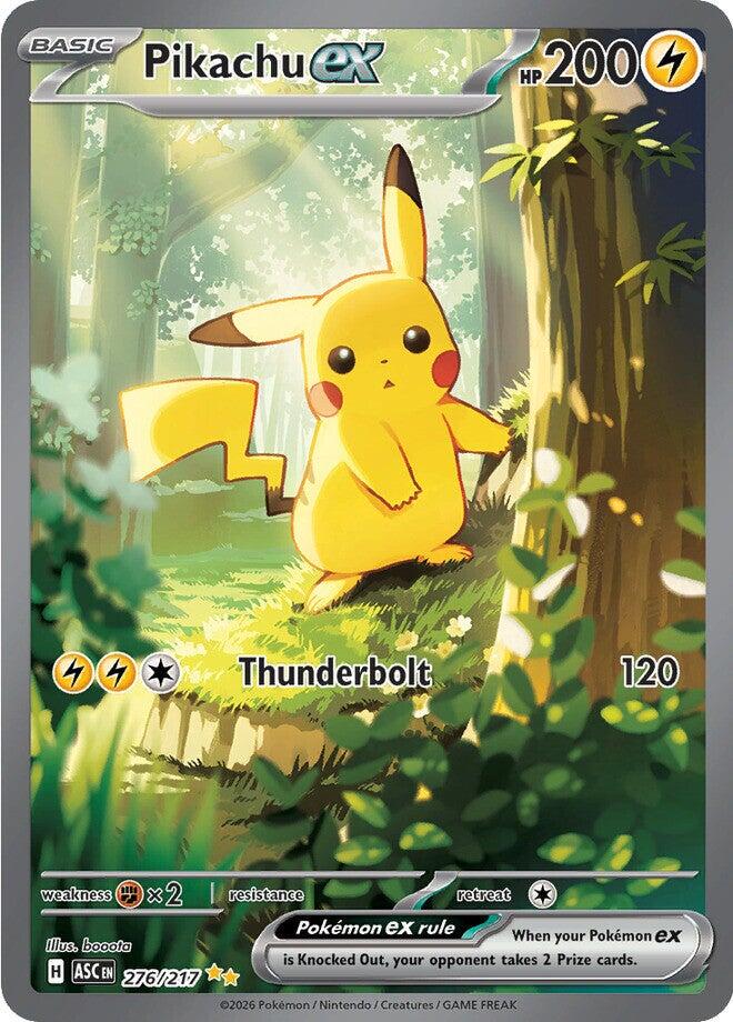 Pokémon TCG: Pikachu ex #276 – Tekli Kart (İngilizce)